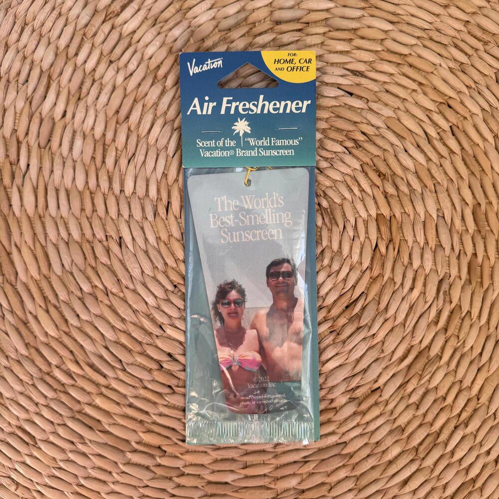 Vacation Air Freshener – Sunscreen Scent